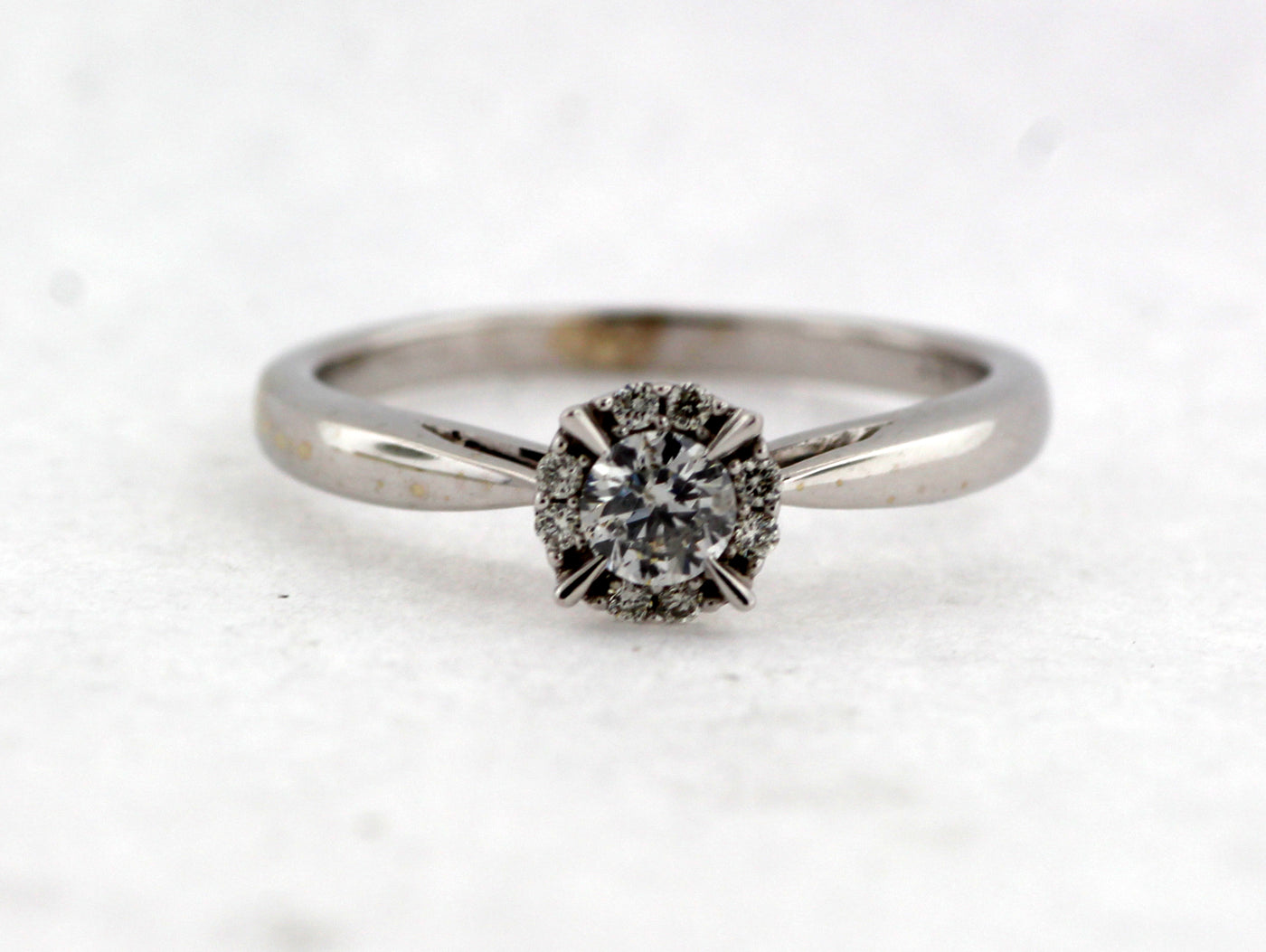 14KW .50 Cttw Cluster Engagement Ring HI-SI3 image