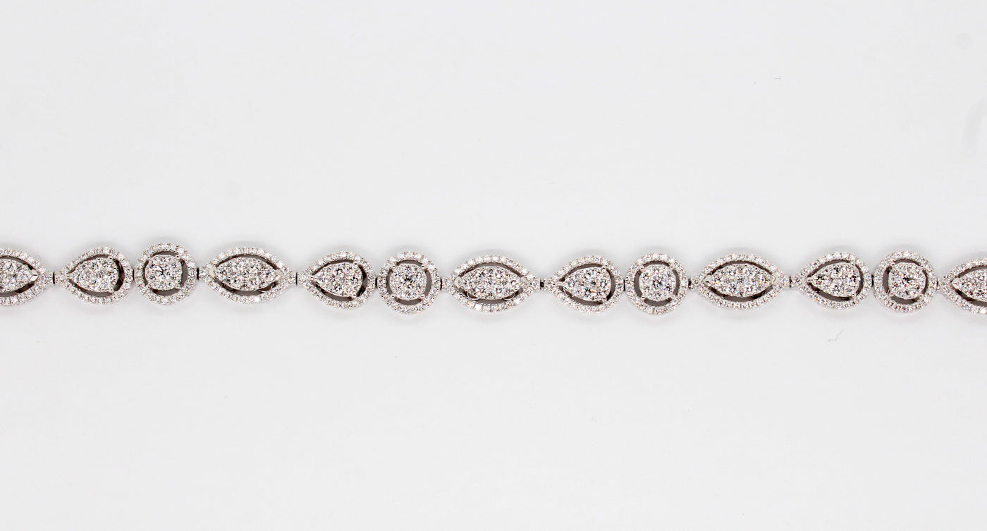 18KW Fashion Diamond Bracelet
