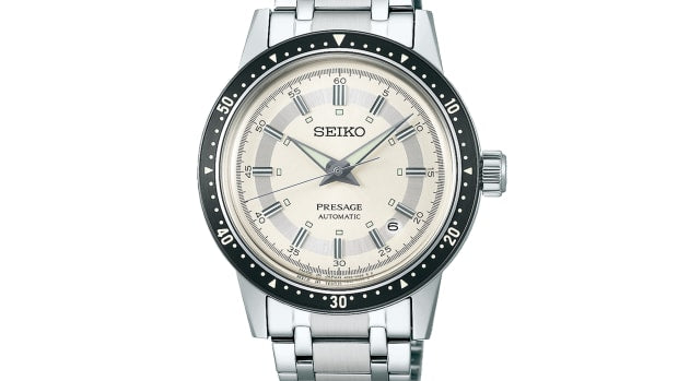Gts Seiko SRPK61 Presage Stainless Steel Automatic Ivory Dial 60th