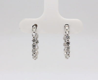 14KW 1.13 Cttw Diamond Earrings H-SI2 image