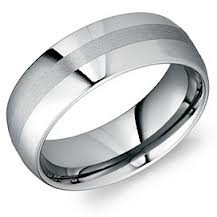 CROWN TUNGSTEN GENTS RING TU-0193