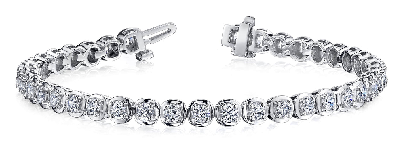 14KY 3.75 CTTW DIAMOND BRACELET HI-SI2