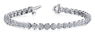 14KY 3.75 CTTW DIAMOND BRACELET HI-SI2