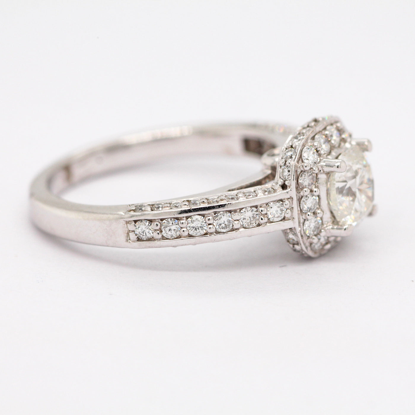 14KW 1.5 TW SIMON G BRIDAL RING I-I1 .55CT CTR N1443 image