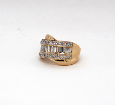 Estate 14KY 2.00 Cttw Diamond ring G in Color and VS2 in Claity