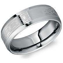 CROWN TUNGSTEN GENTS RING TU-0191-14