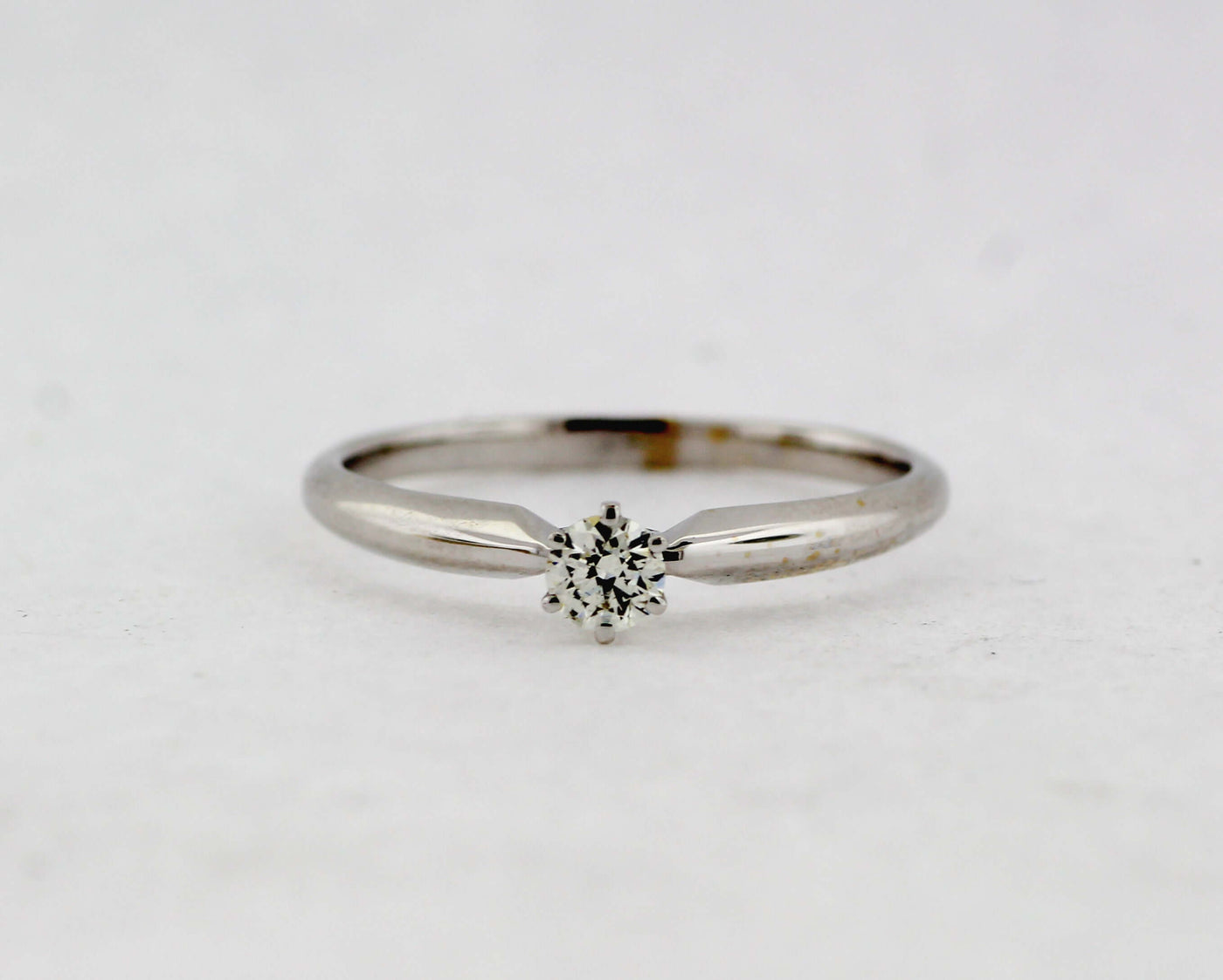 14KW .20 CT DIAMOND SOLITAIRE RING G-SI2 image
