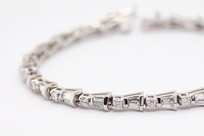 14KW 4.20 CTTW DIAMOND BRACELET GH-VS2