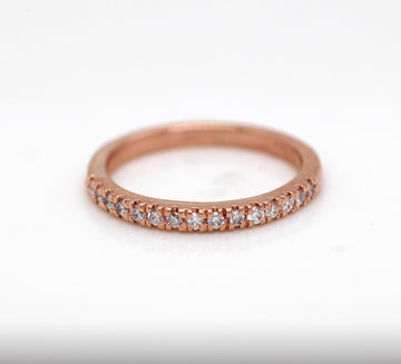 14KR .21 CTTW DIAMOND WEDDING BAND