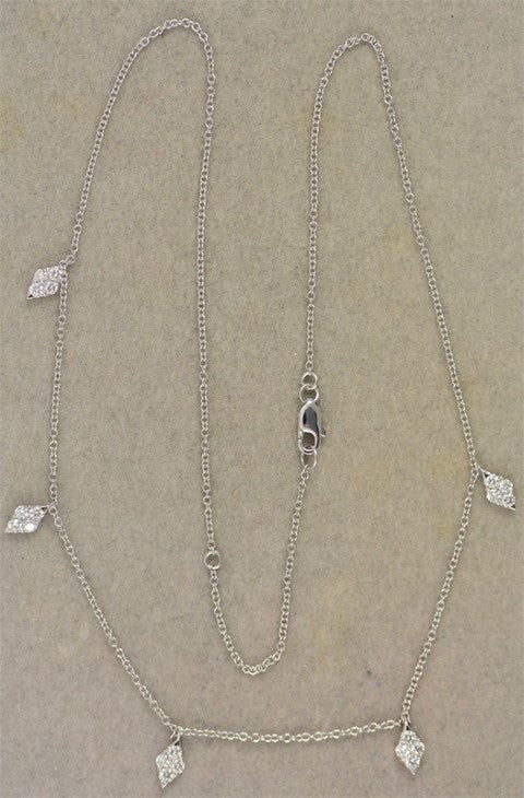 18KW .56 Cttw Diamond Necklace
