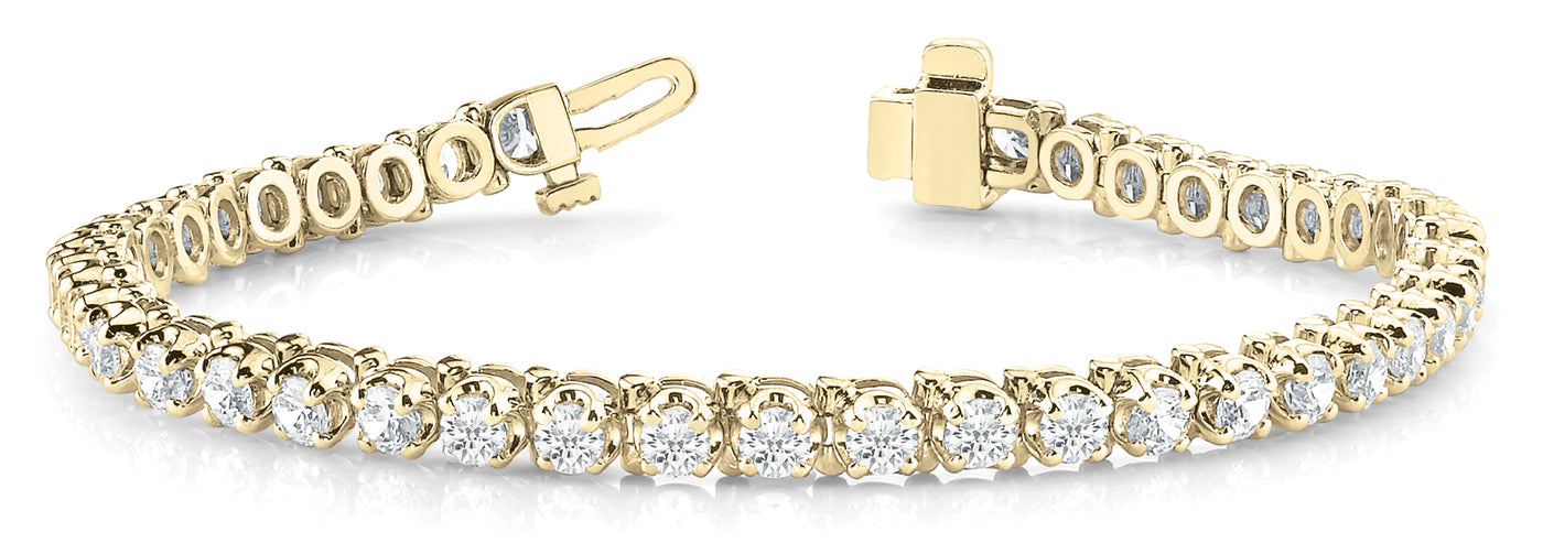 14K Yellow Gold 3/4 ct tw Fashion Diamond Bracelet