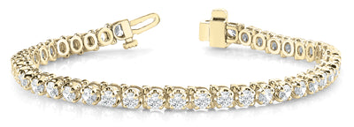 14K Yellow Gold 3/4 ct tw Fashion Diamond Bracelet