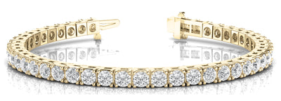 18K Yellow Gold 1 1/2 ct tw Fashion Diamond Bracelet