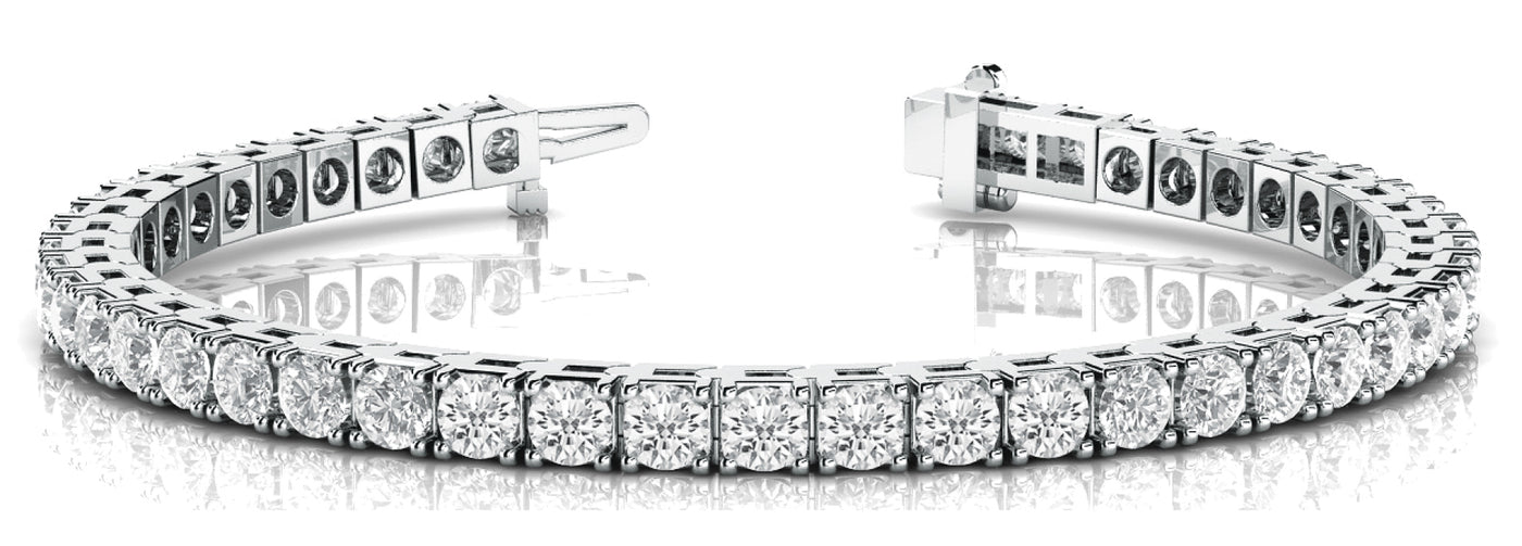 18K White Gold 1 1/2 ct tw Fashion Diamond Bracelet