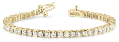 14K Yellow Gold 4 ct tw Fashion Diamond Bracelet