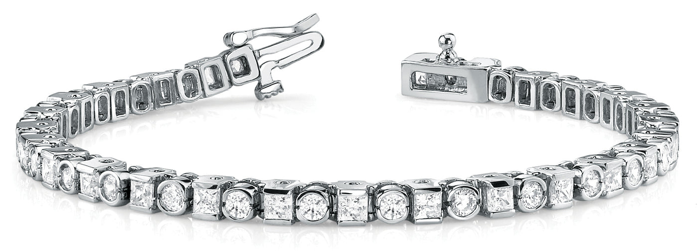Platinum 4 ct tw Fashion Diamond Bracelet