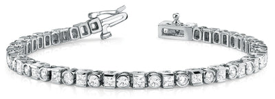 Platinum 4 ct tw Fashion Diamond Bracelet