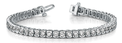 Platinum 10 1/2 ct tw Fashion Diamond Bracelet