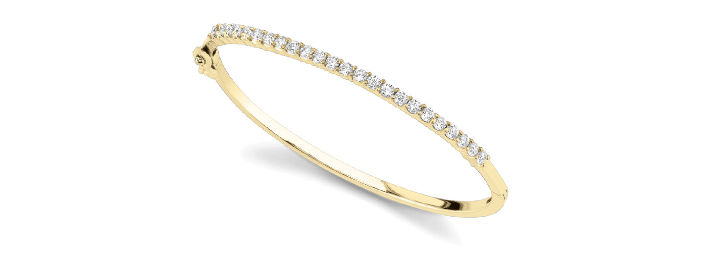 18K Yellow Gold 1 ct tw Fashion Diamond Bracelet