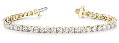 14K Yellow Gold 10 1/4 ct tw Fashion Diamond Bracelet