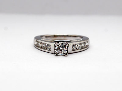 Estate 14KW 1.00 Cttw Diamond Engagement Ring