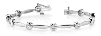Platinum 1/2 ct tw Fashion Diamond Bracelet
