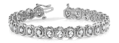 14K White Gold 1 7/8 ct tw Fashion Diamond Bracelet