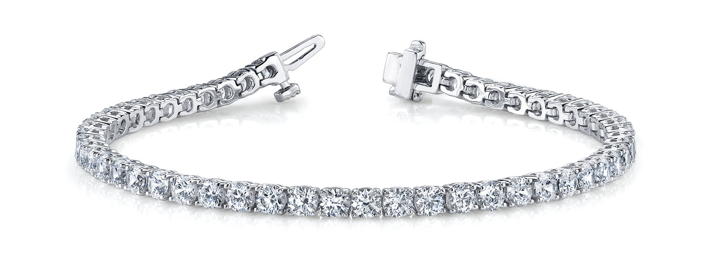 Platinum 9 7/8 ct tw Fashion Diamond Bracelet