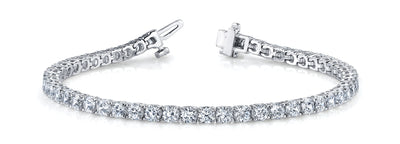 Platinum 9 7/8 ct tw Fashion Diamond Bracelet