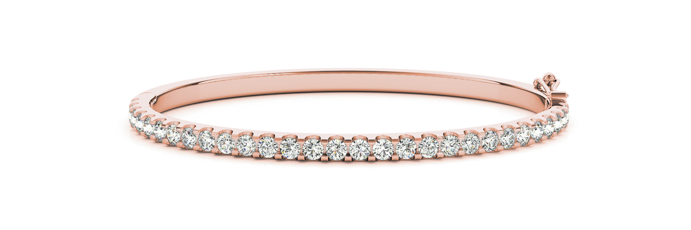 14K Rose Gold 1 1/6 ct tw Fashion Diamond Bracelet