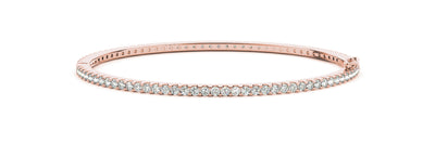 18K Rose Gold 7/8 ct tw Fashion Diamond Bracelet
