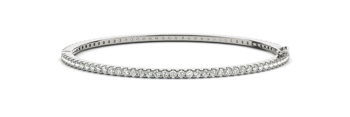 14K White Gold 7/8 ct tw Fashion Diamond Bracelet