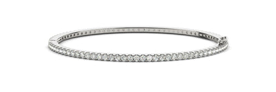 14K White Gold 7/8 ct tw Fashion Diamond Bracelet