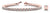 14K Rose Gold 2 1/6 ct tw Fashion Diamond Bracelet
