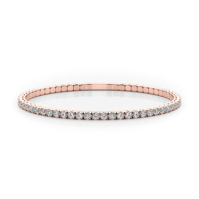 14K Rose Gold 1 5/8 ct tw New Style Diamond Bracelet