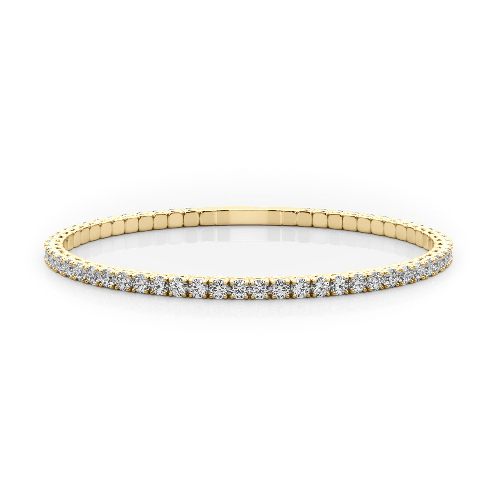 18K Yellow Gold 1 5/8 ct tw New Style Diamond Bracelet