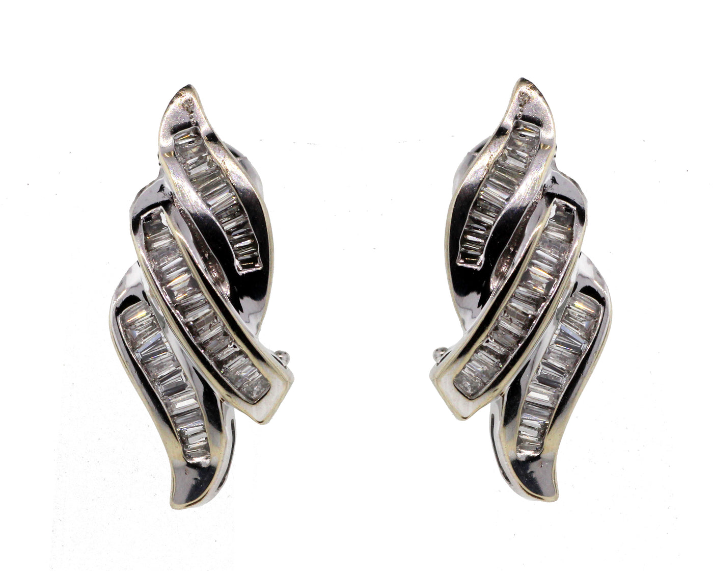 14KW 1.50CTTW DIAMOND EARRINGS