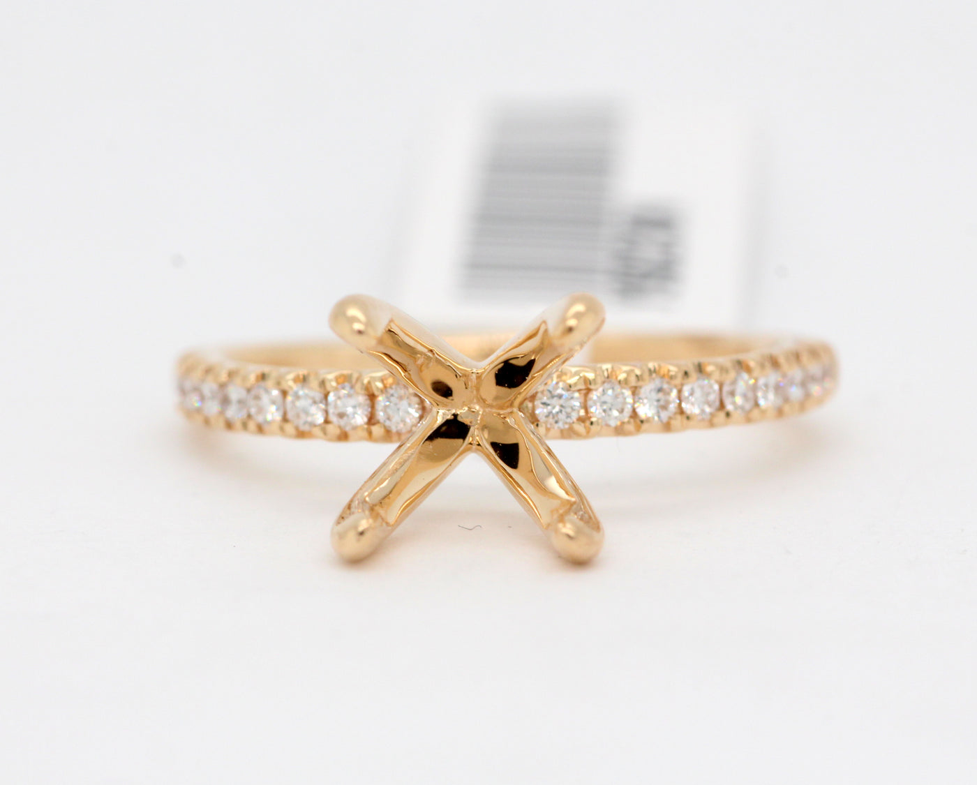 14KY .25 Ctw Diamond Semi Mount Ring