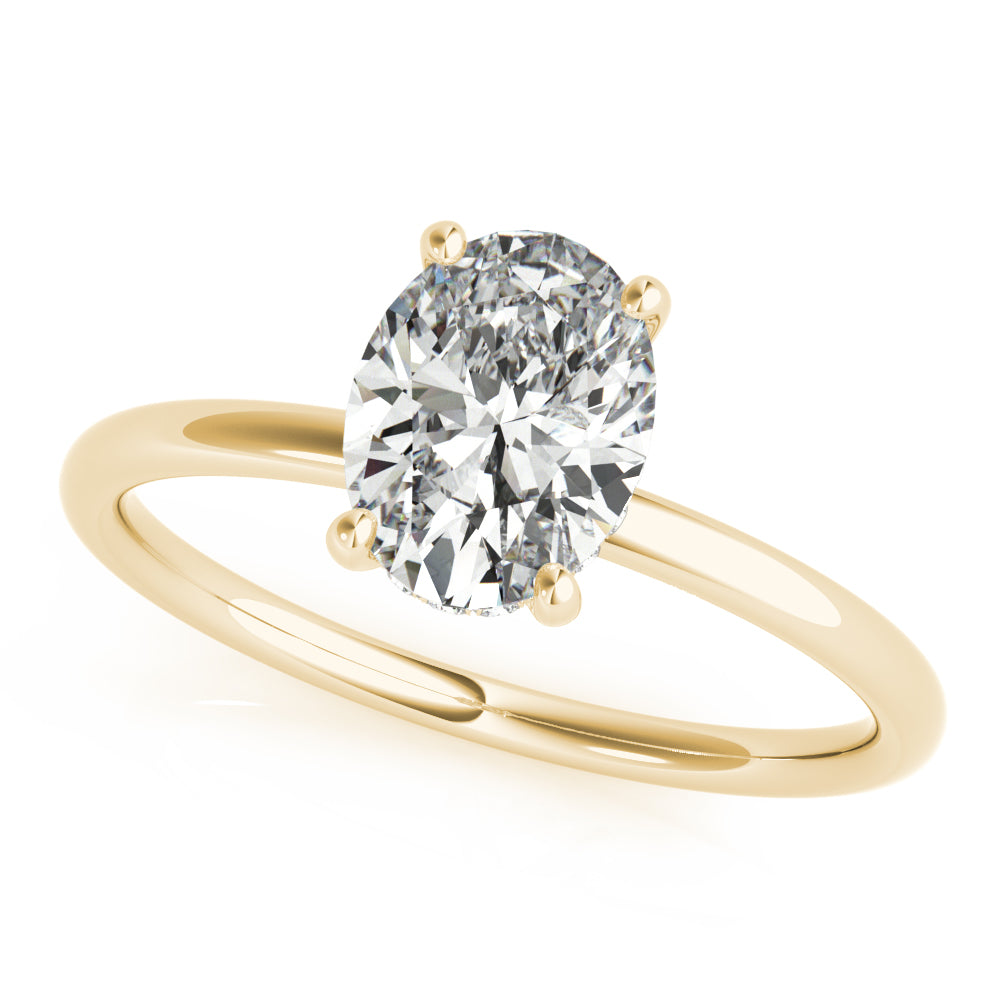 14KY .10 Cttw Diamond Semi Mount Ring