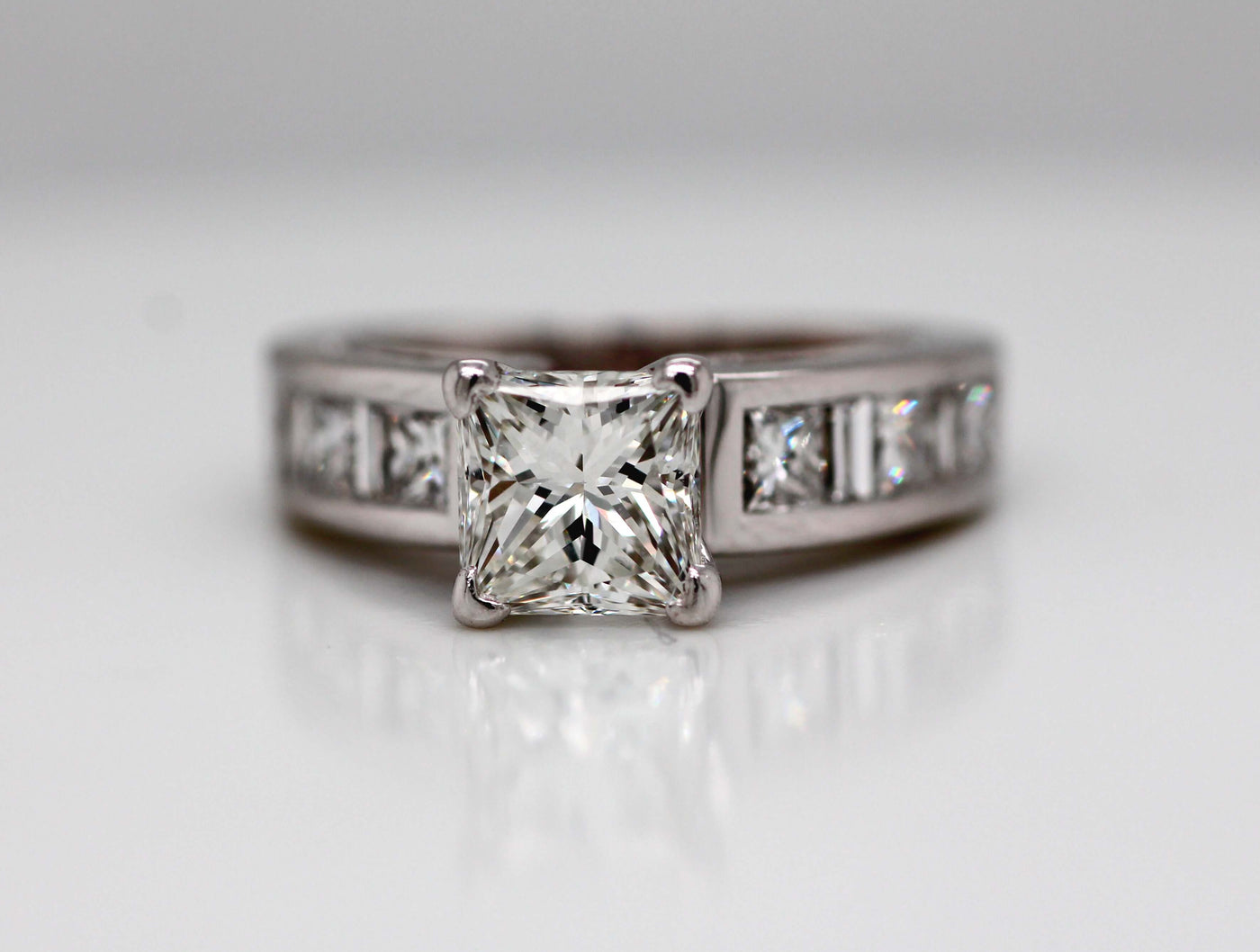 14KW 2.62 Cttw Diamond Engagement Ring image