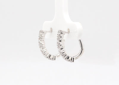 14KW .75 Cttw Diamond Earrings