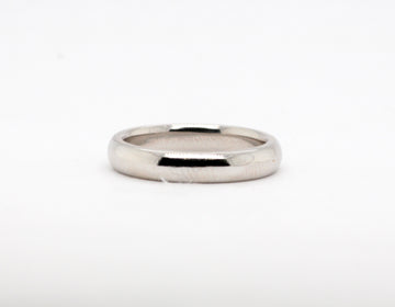 Platinum 4 mm Comfort Fit Wedding Band