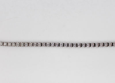 14KW Straight Bar Diamond Bracelet
