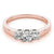 ENGAGEMENT RINGS 3 STONE ROUND