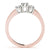 ENGAGEMENT RINGS 3 STONE ROUND