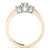 ENGAGEMENT RINGS 3 STONE ROUND