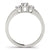 ENGAGEMENT RINGS 3 STONE ROUND