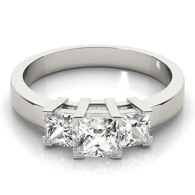 ENGAGEMENT RINGS 3 STONE PRINCESS