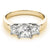 ENGAGEMENT RINGS 3 STONE PRINCESS