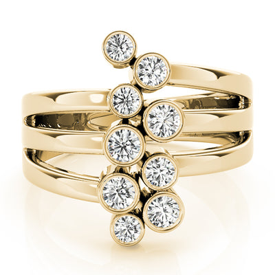 18K Yellow Gold 1 ct tw Fashion Diamond Ring